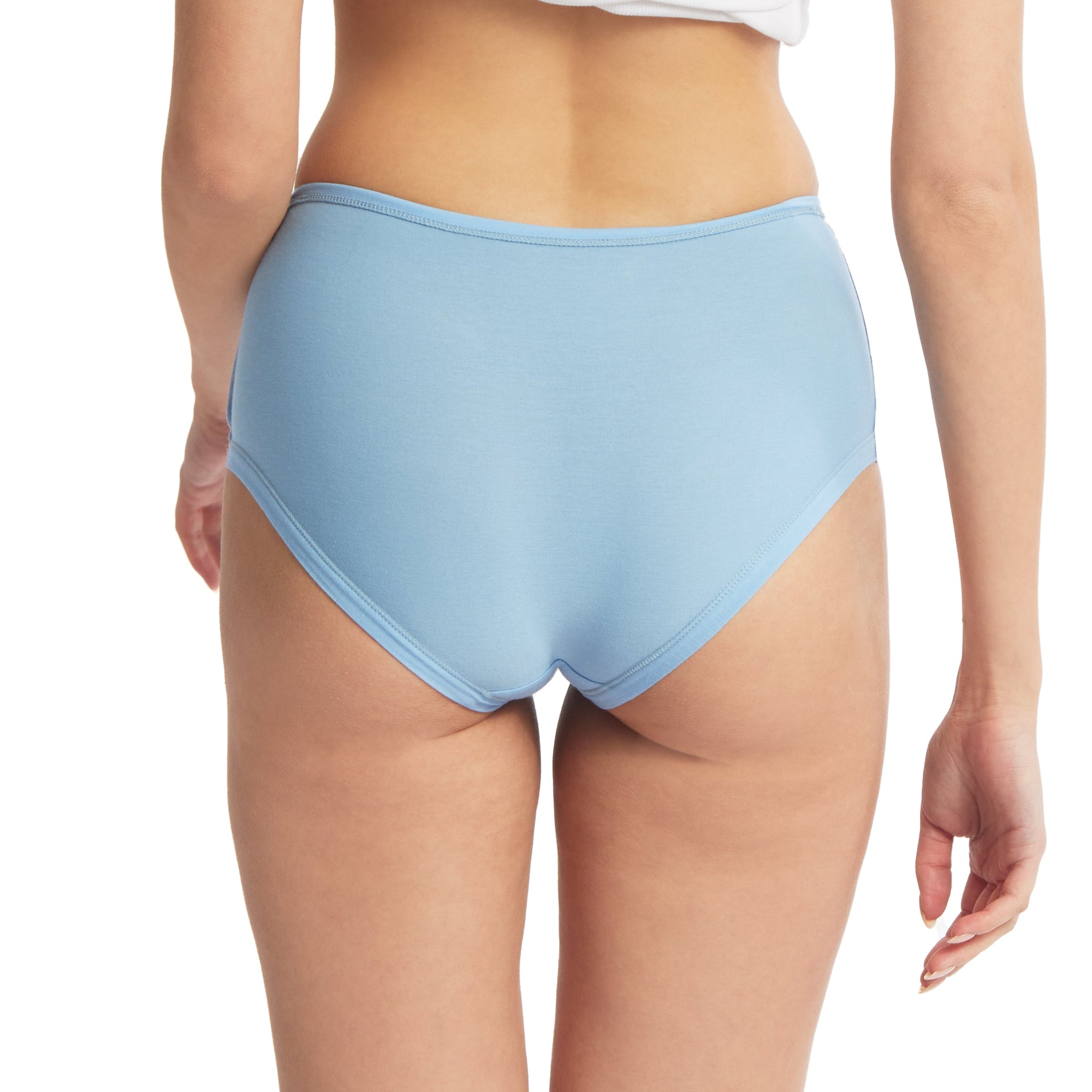 PlayStretch Boyshort | Partly Cloudy (Blue)