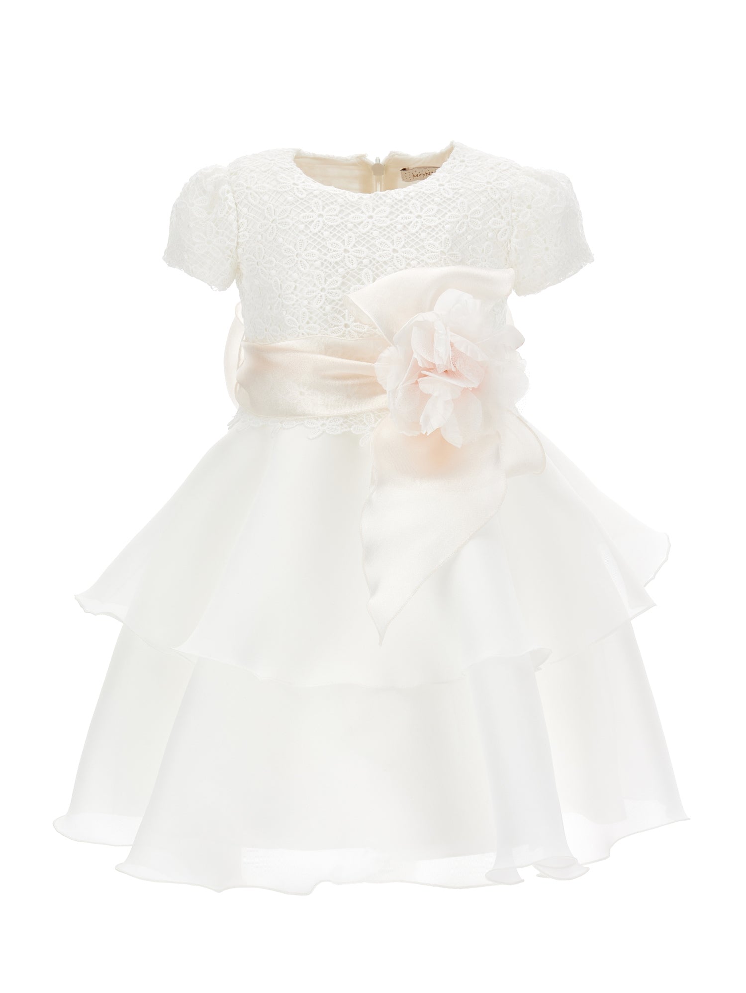 Girls | Daisies Macramé Dress | Cream