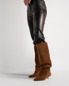 Womens | Keria Cow Suede Boot | Tan