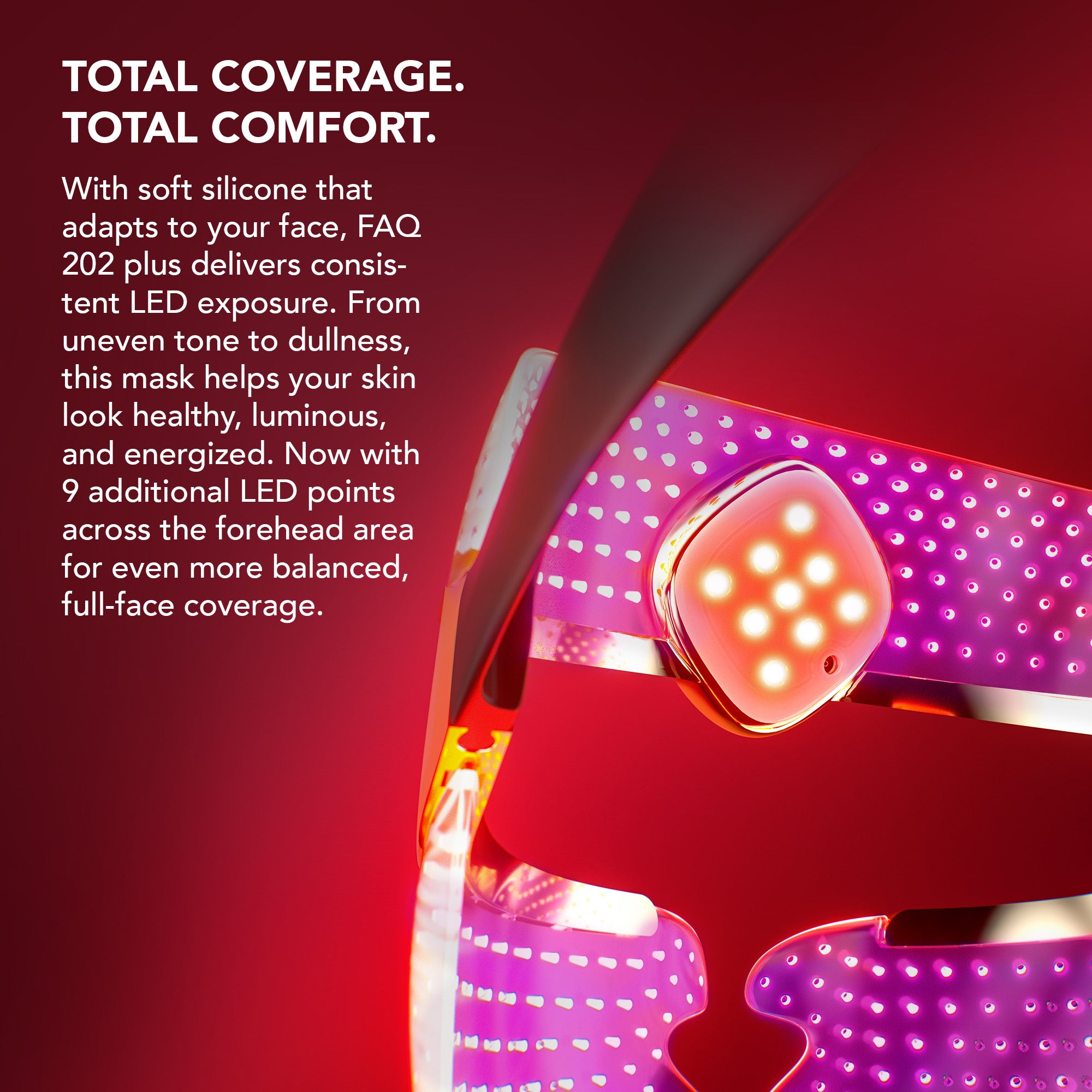 FAQ™ 202 plus Wireless Silicone LED + Near-Infrared Face Mask | Face