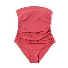 Swim Bandeau One Piece | Sunbaked (Red)