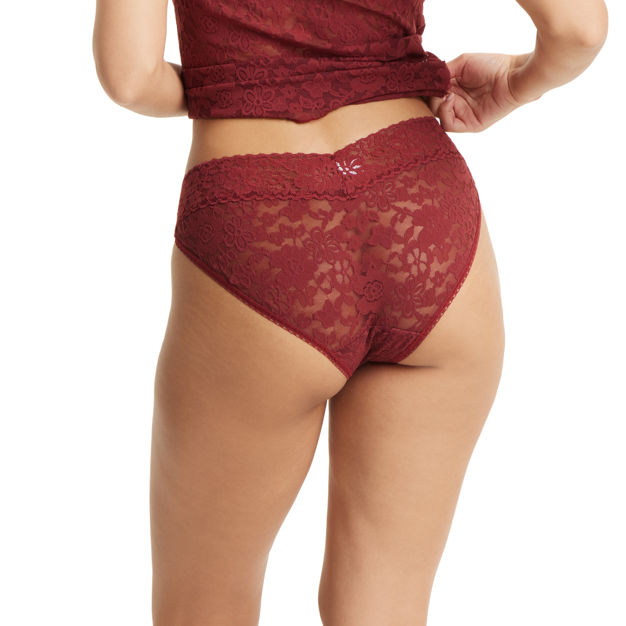 Daily Lace V-Kini | Shiraz Red