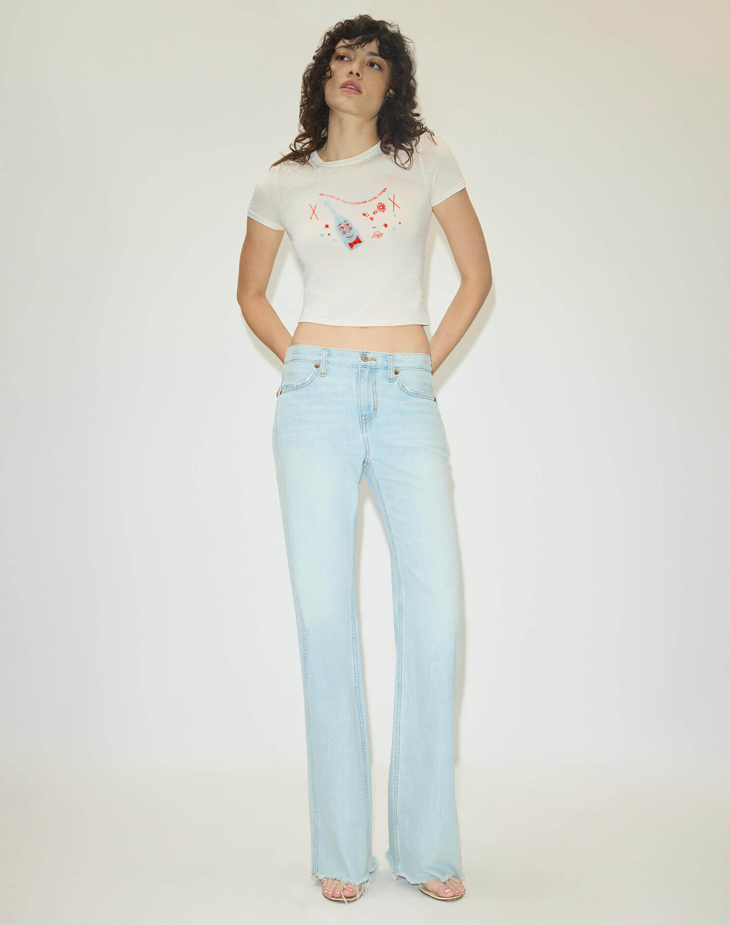 Womens | Tiny "Together" Tee | Vintage White