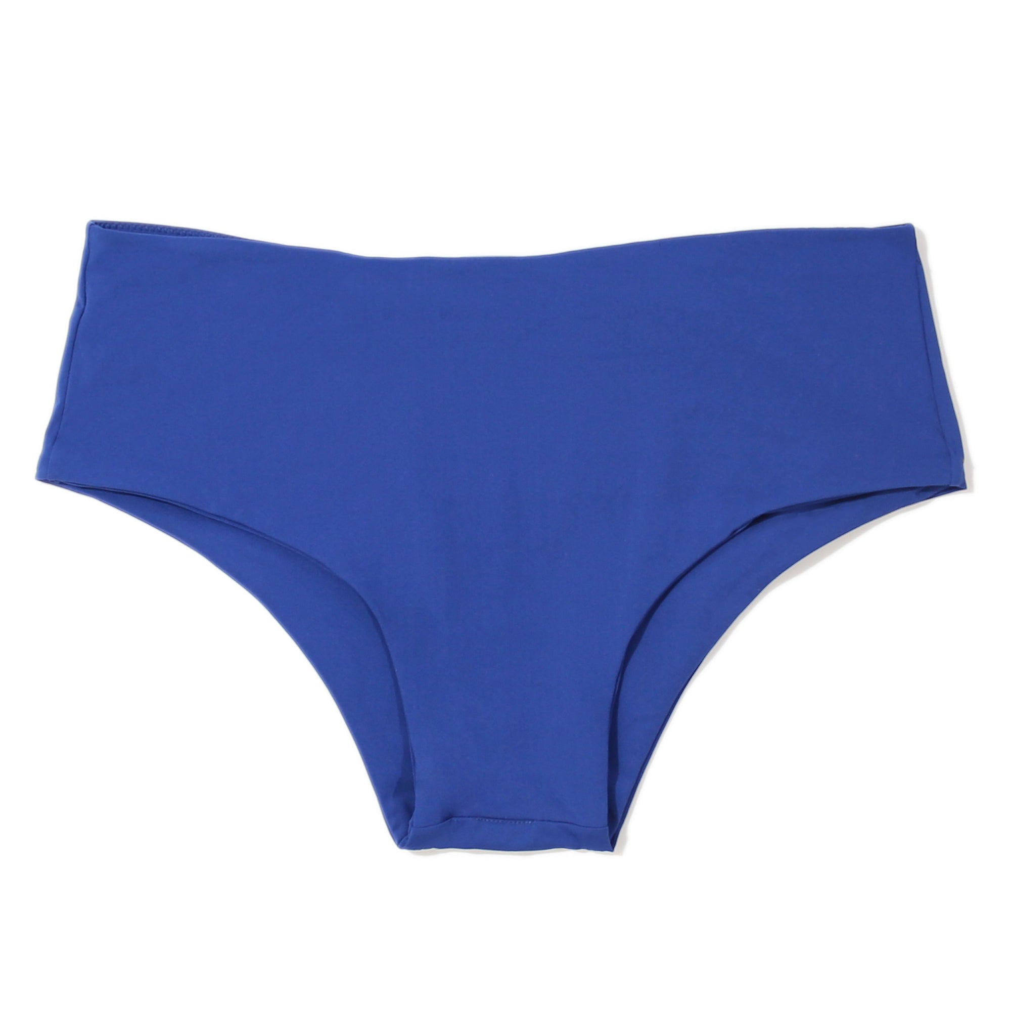 Swim Boyshort Bikini Bottom | Poolside (Blue-Solid)
