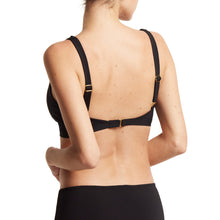 Swim Wrap Bikini Top | Black