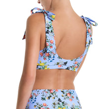 Swim Scoop Bikini Top | Thankful (Blue)