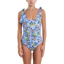 Swim Scoop One Piece | Thankful (Blue)