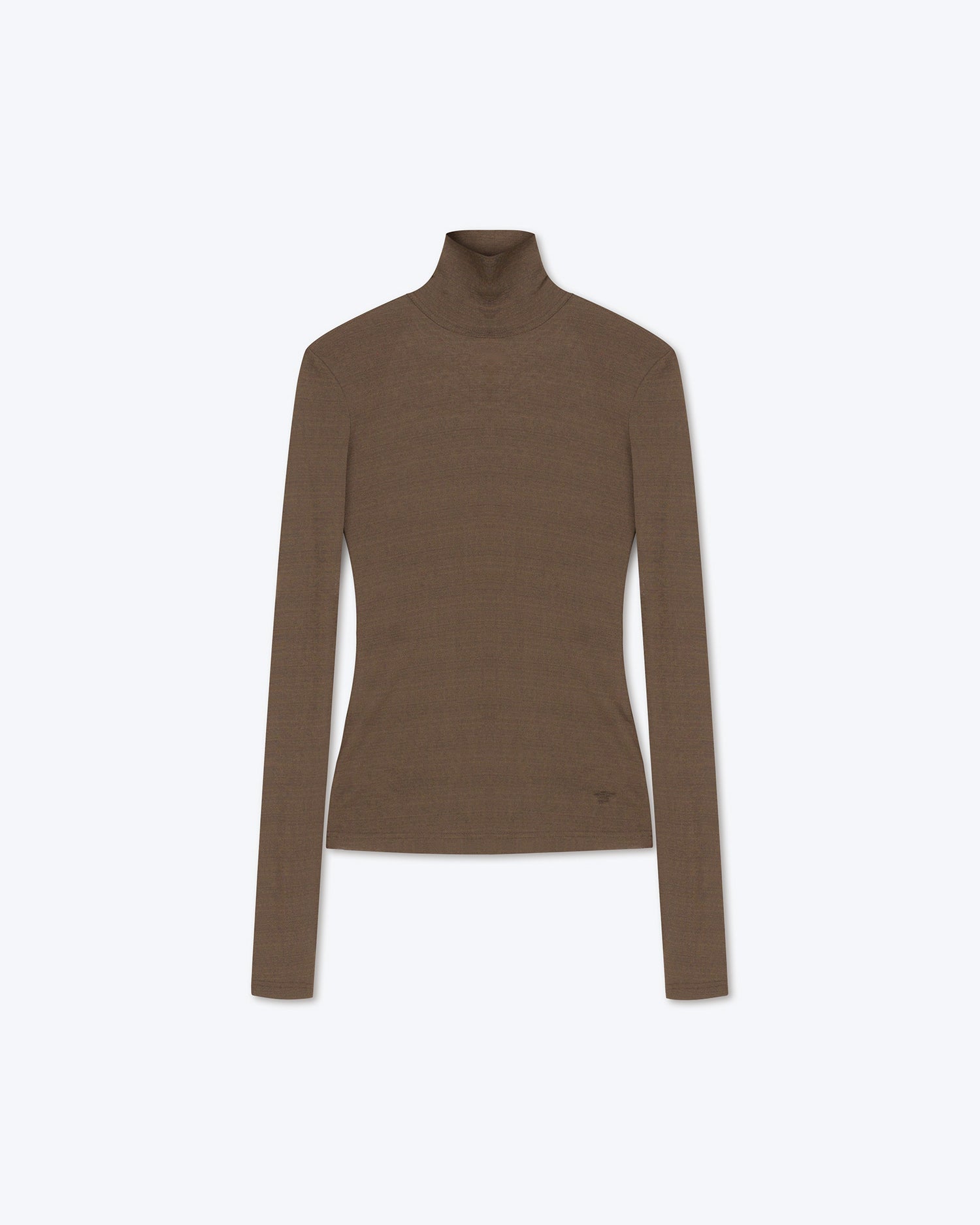 Josa Mesh Roll Neck | Dark Moss