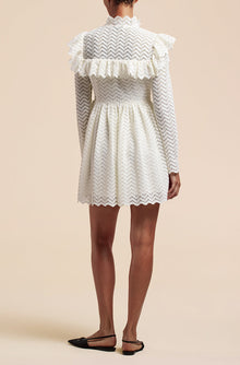 Chevron Lace Dress | Gardenia