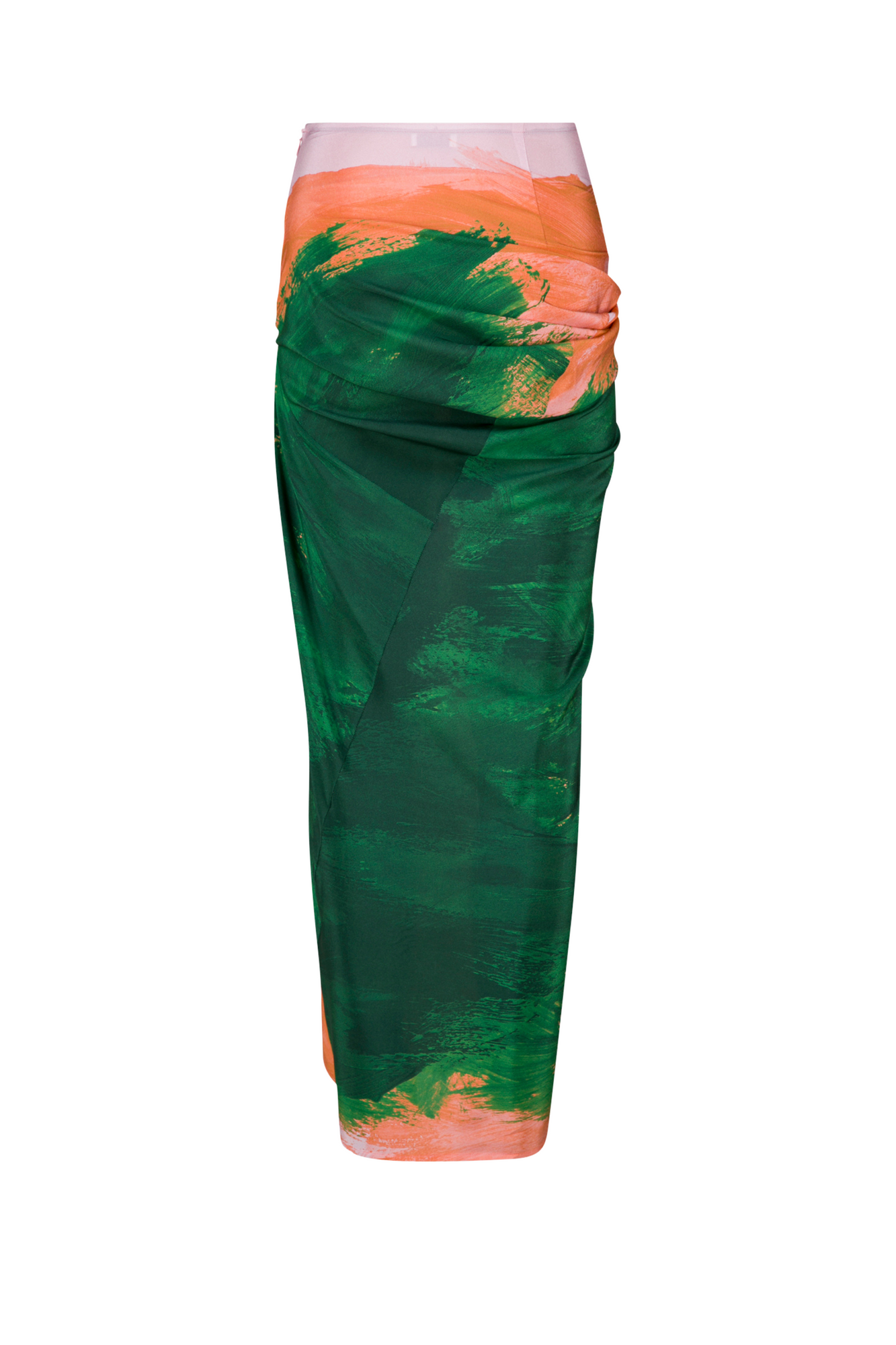 DRIES VAN NOTEN Saren Brushstroke Print Skirt