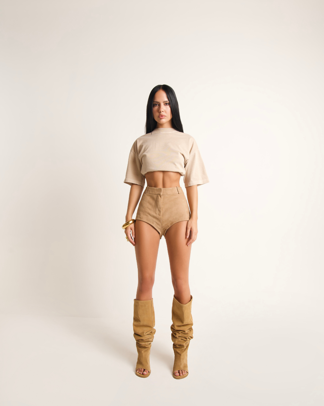 Womens | Kind Cow Suede Boot | Camel