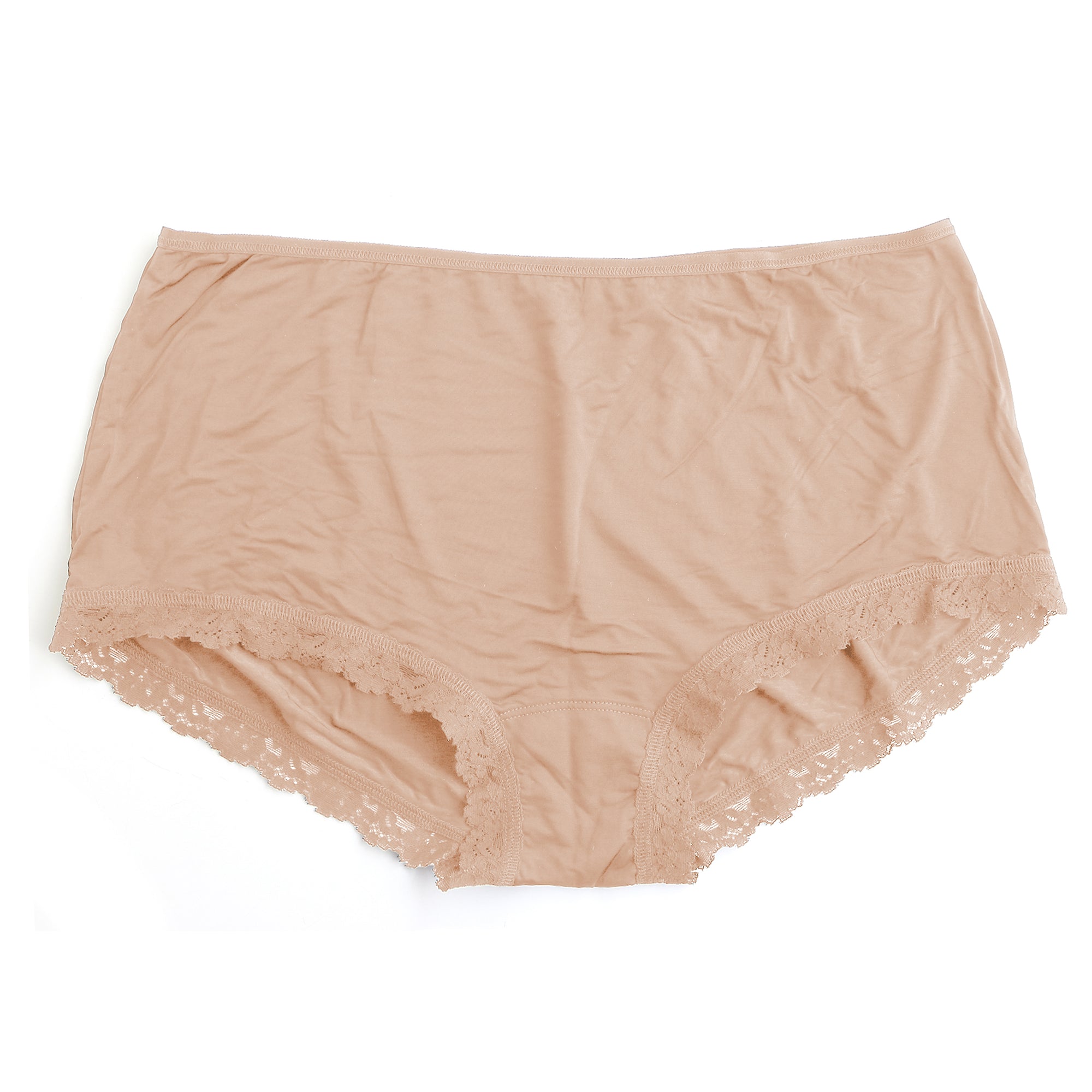 Plus Size Silky Skin Hi-Rise Brief | Mocha