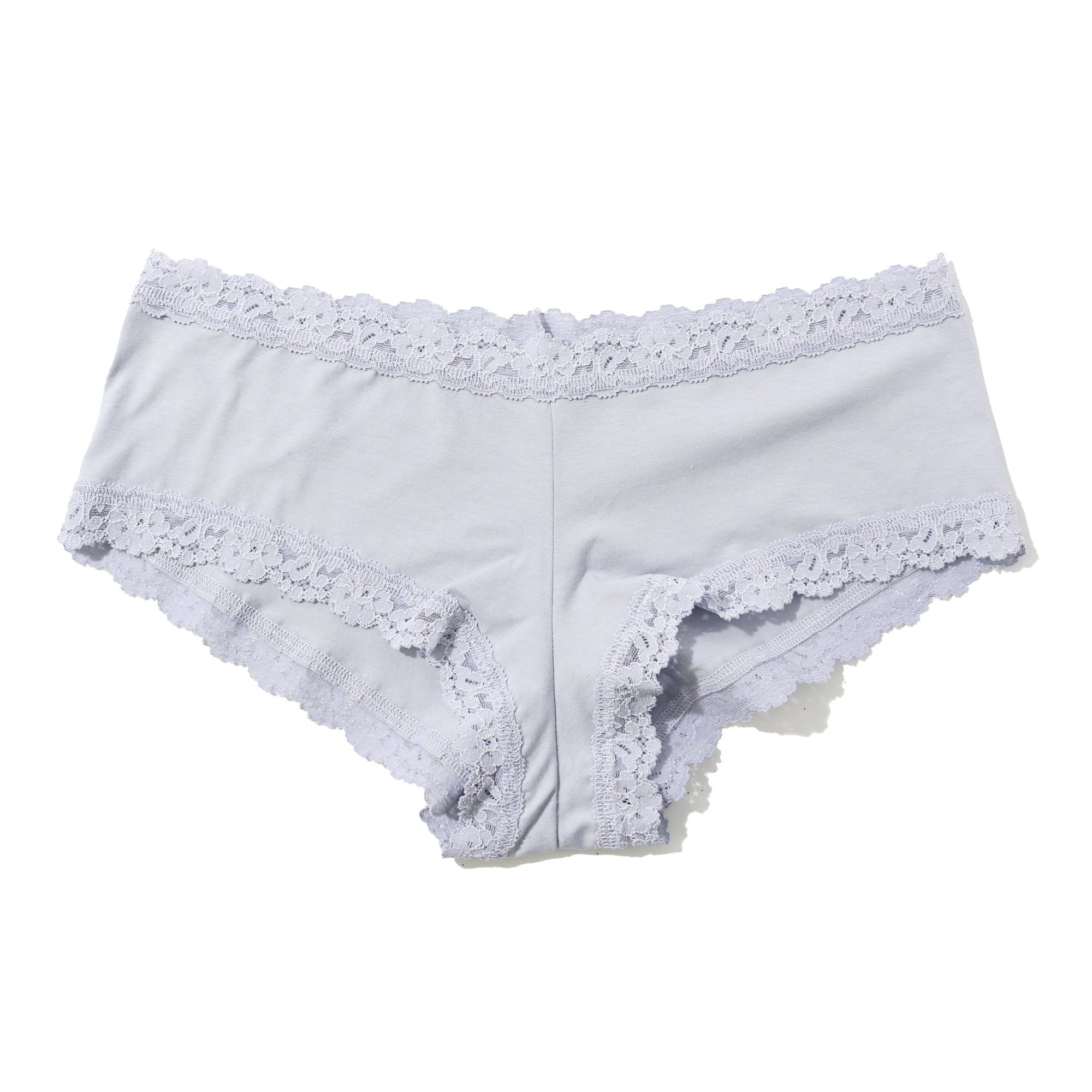 Cotton Boyshort | Dove Grey