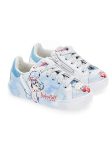 Girls | Tinkerbell Print Sneakers | Cream/Cloud
