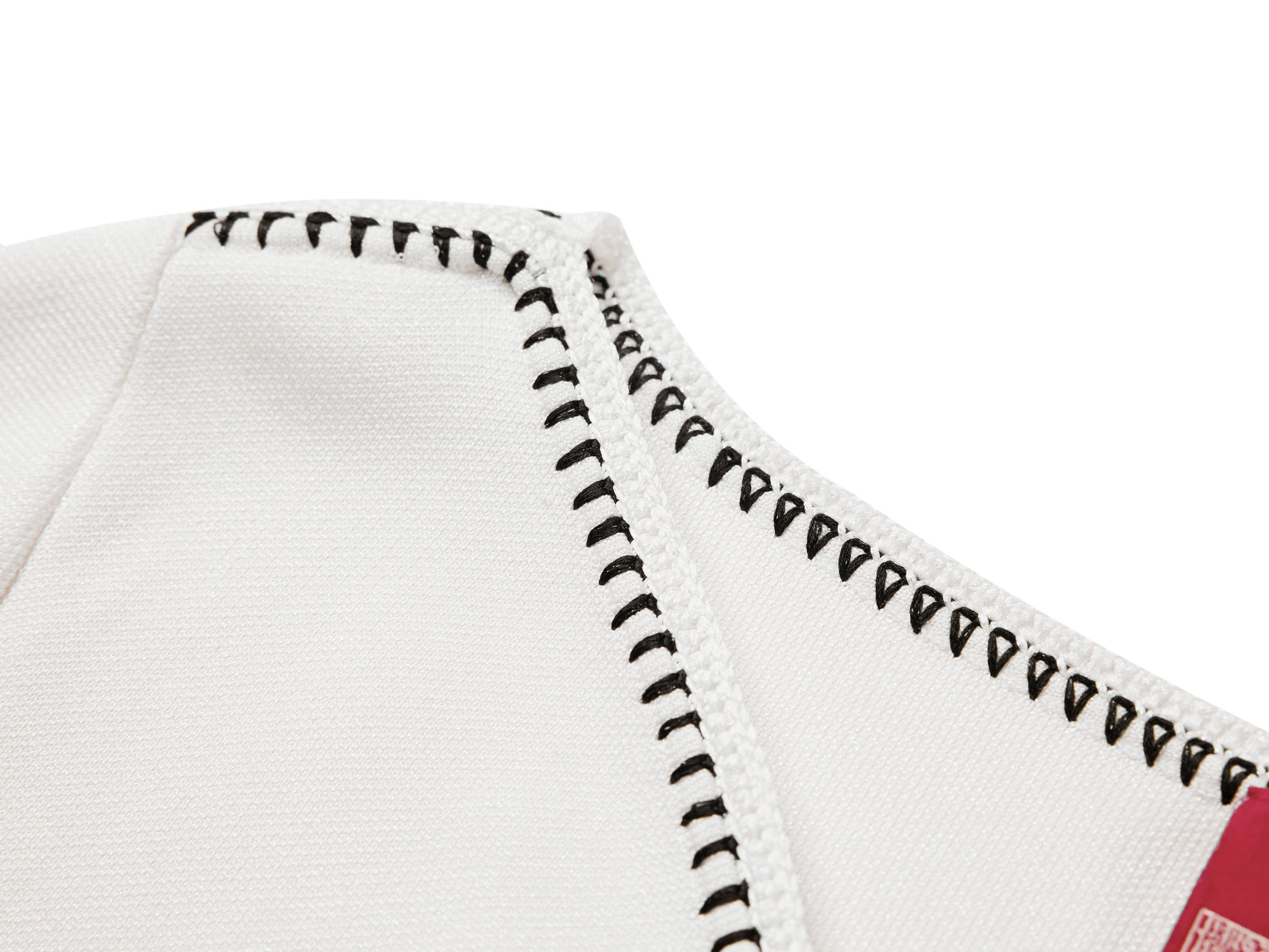 Short-Sleeve V-Neck Knit Cardigan | White