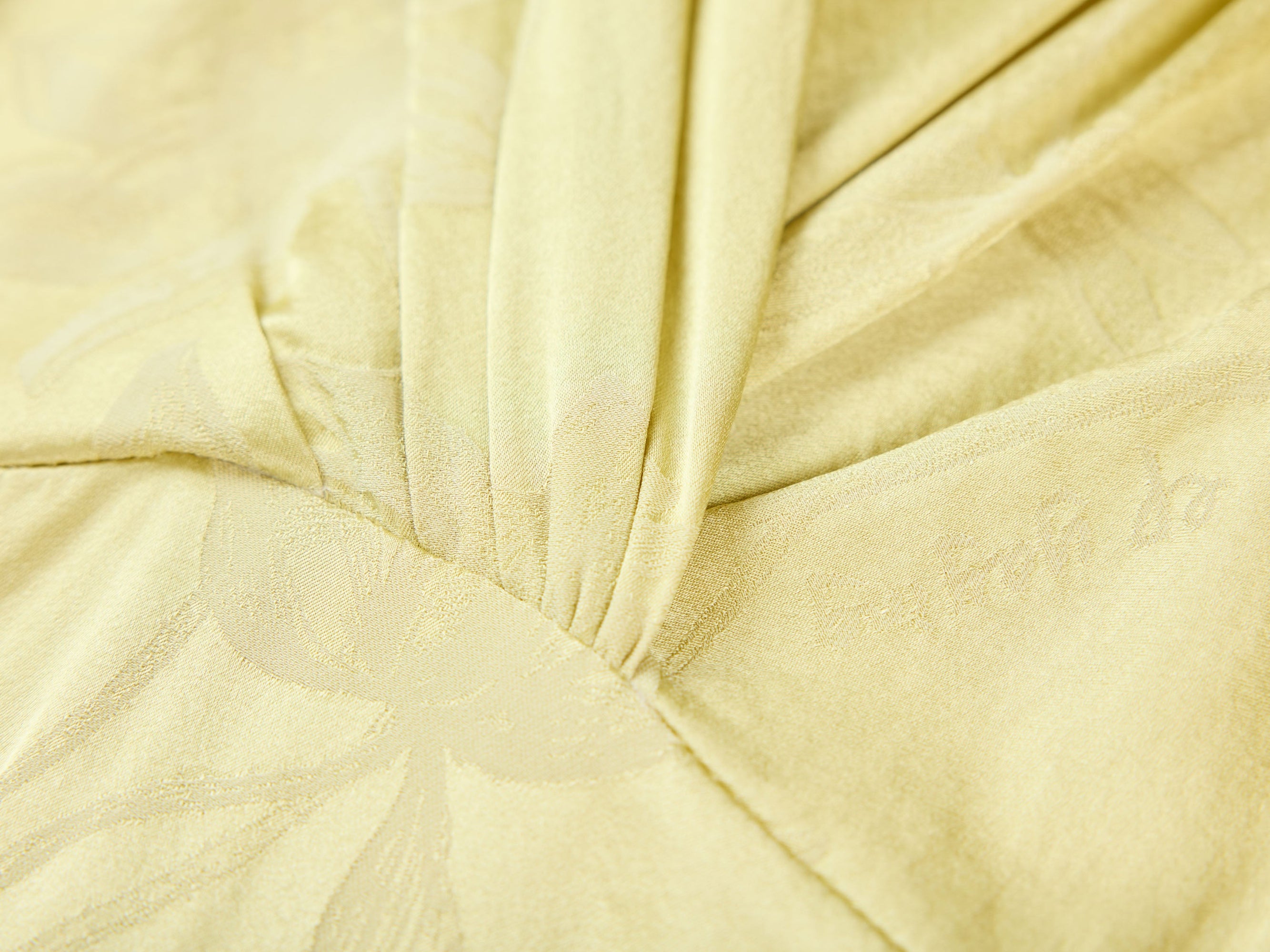 Satin Midi Dress | Yellow