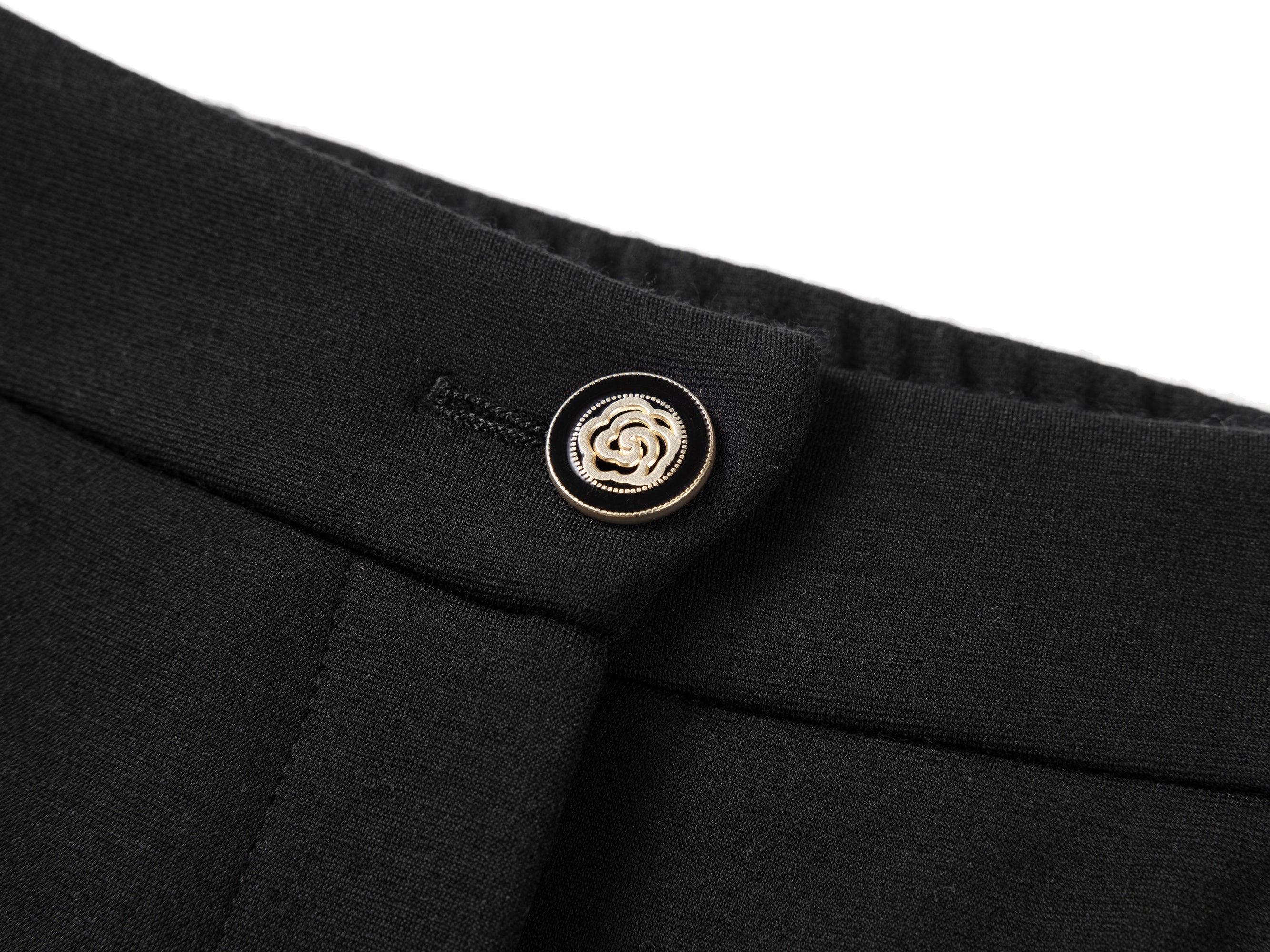 Straight Leg Trouser | Black