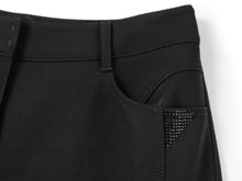 Jean Style Pocket Straight Leg Trouser | Black