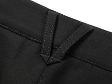 Jean Style Pocket Straight Leg Trouser | Black