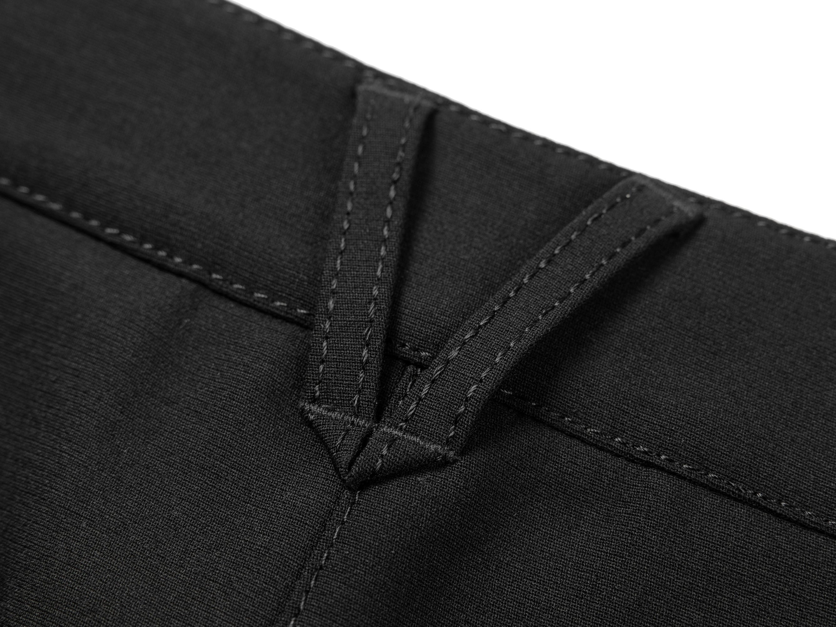 Jean Style Pocket Straight Leg Trouser | Black