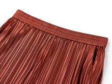 pleated wide-leg trousers | Terracota