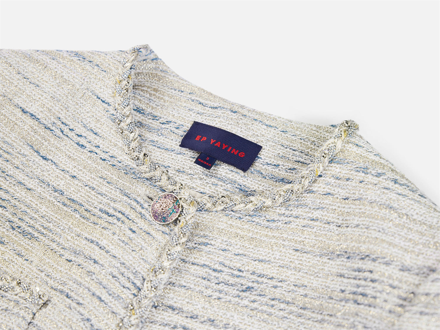 Haipai Chic Tweed Jacket | Blue