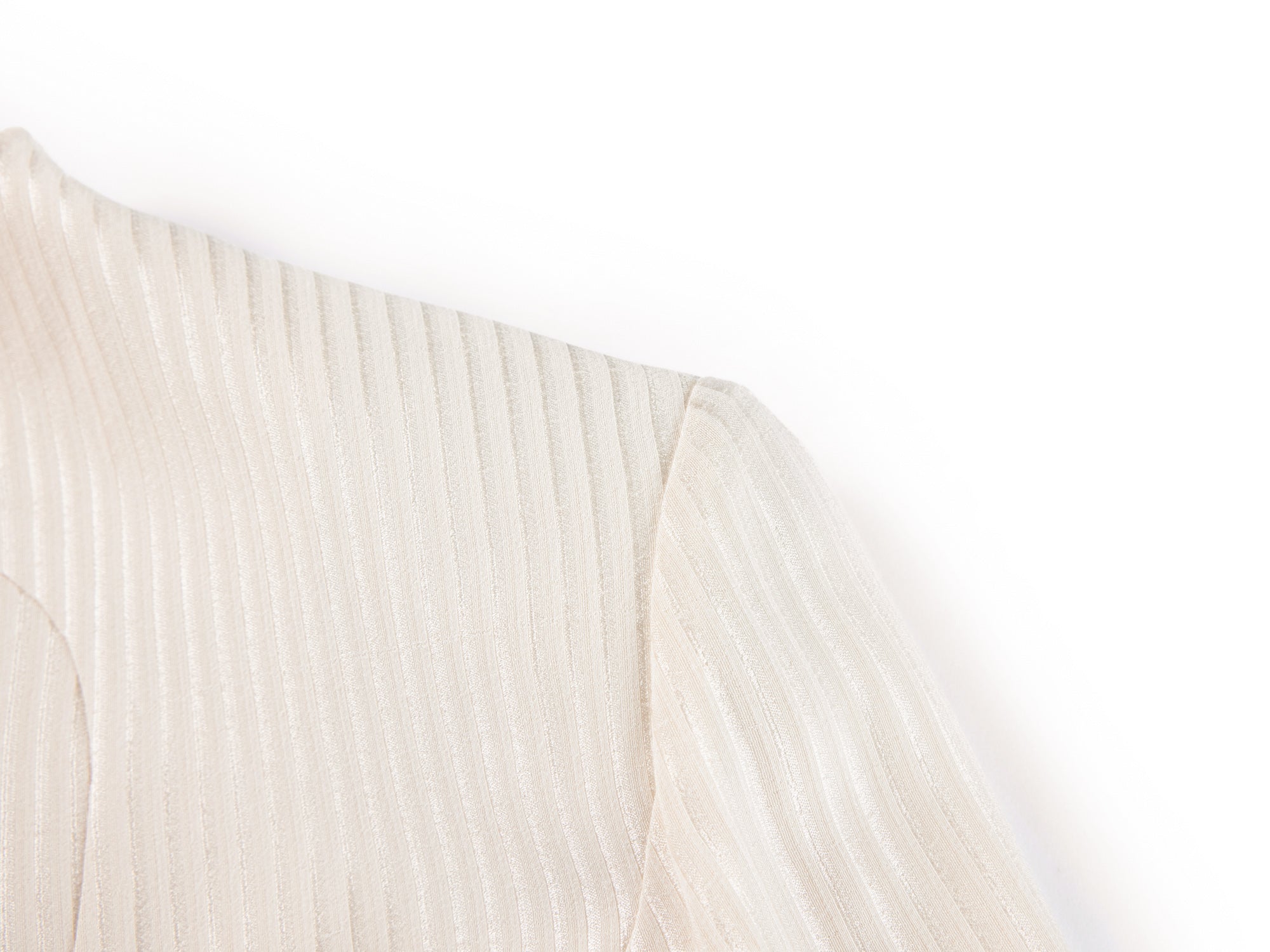 Flared Peplum Hem Blazer | Beige