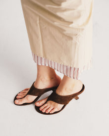 Womens | Mercer Suede Heel | Brown