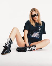 Womens | Extreme Satin Sneaker | Black