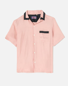 Mens | Striker Bowling Shirt | Pink/Black
