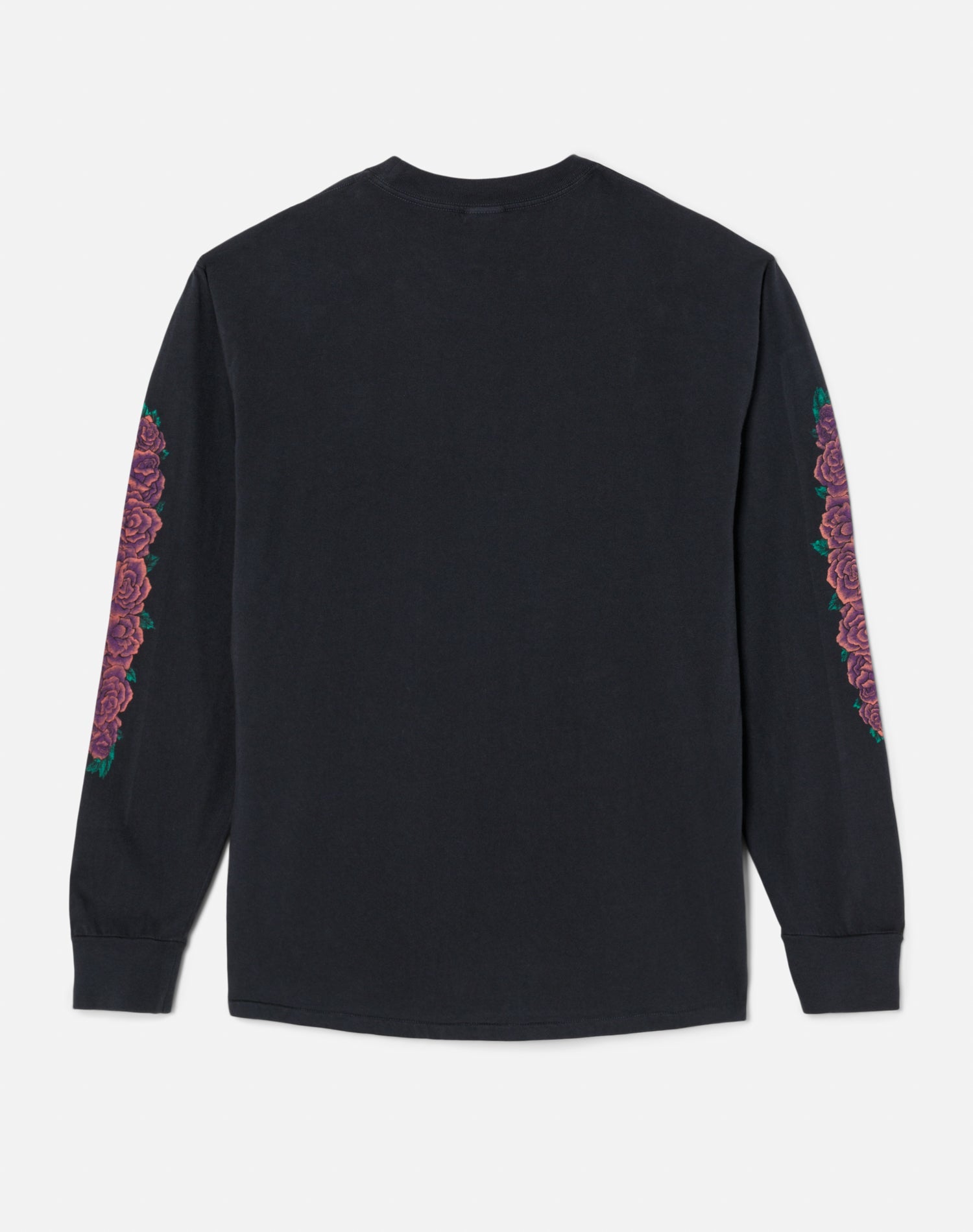 Loose Long Sleeve "Cosmic Rose" | Aged Black