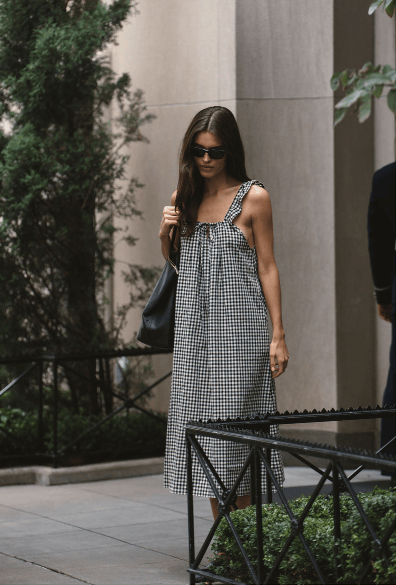 The Sienna Midi Dress | Tuxedo Plaid