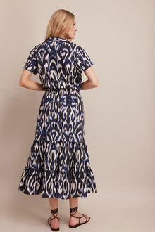 Chase Skirt | Ikat Navy