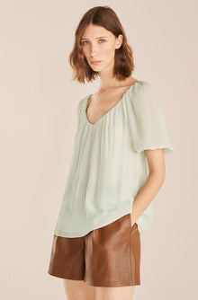 Puff Sleeve Top | Aloe