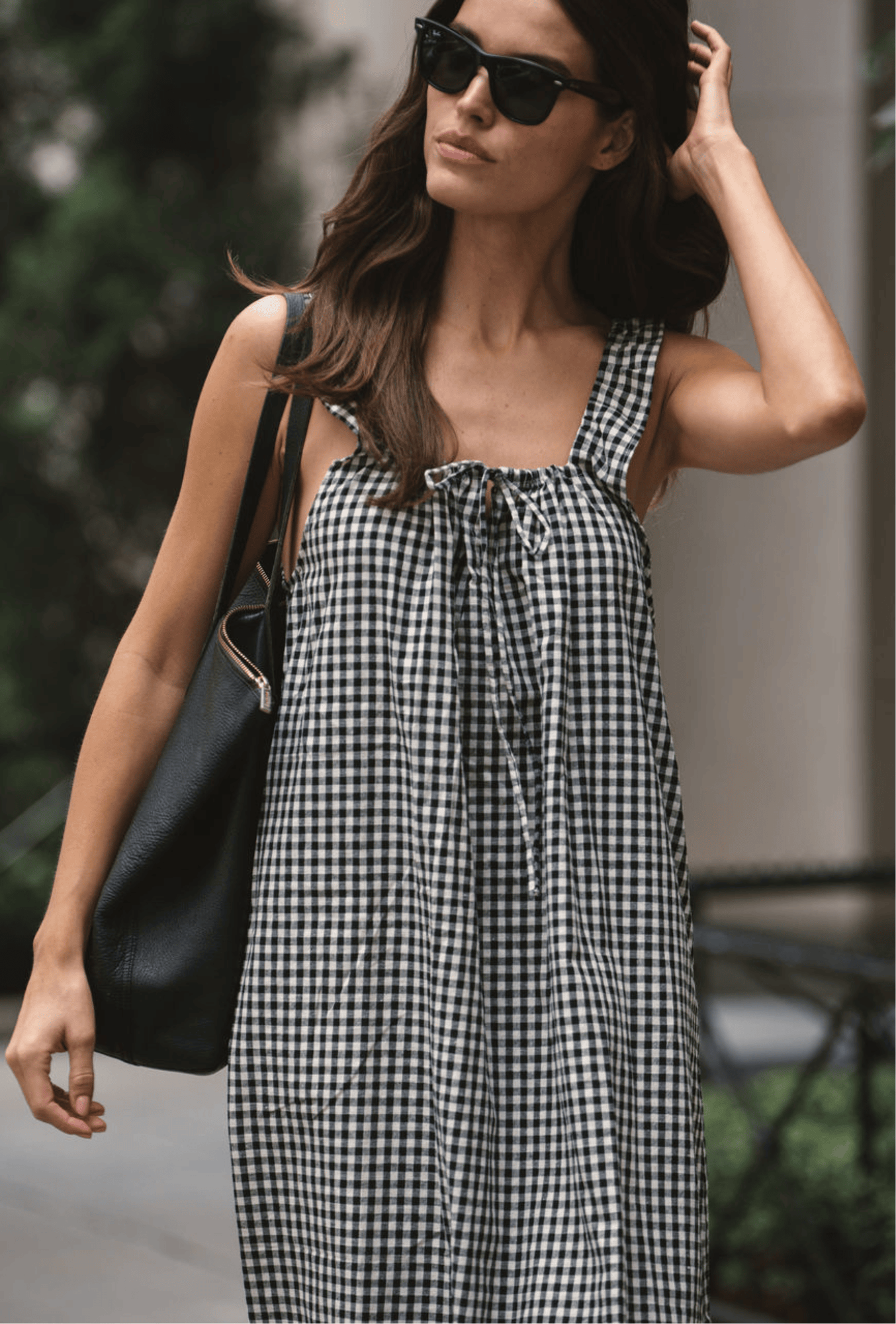 The Sienna Midi Dress | Tuxedo Plaid