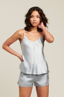 Silk Cami | Pearl Blue