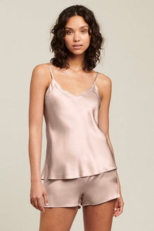 GINIA Silk Cami - Shadow Grey