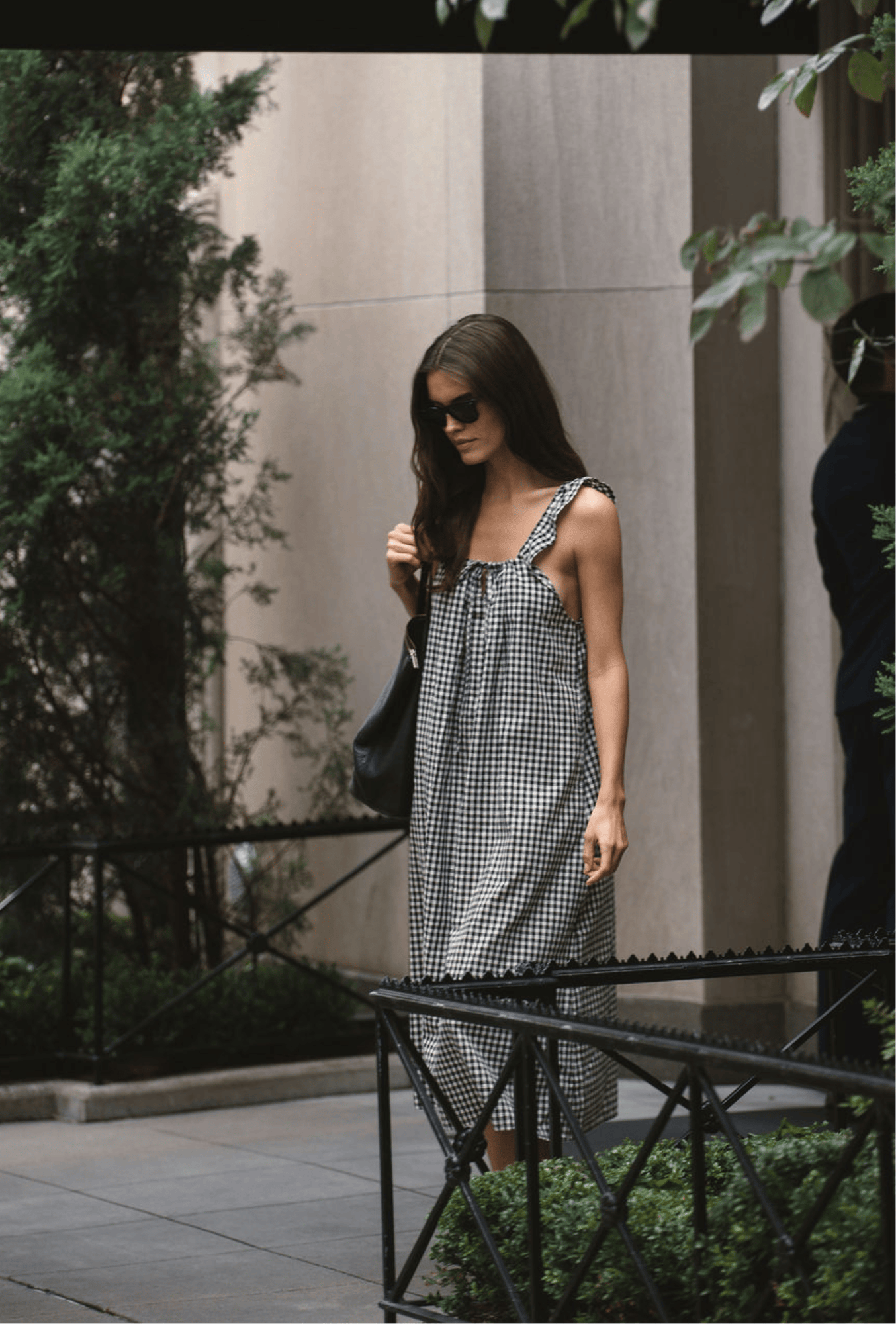 The Sienna Midi Dress | Tuxedo Plaid