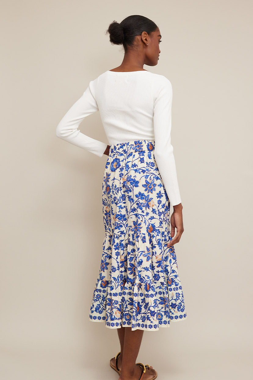 Chase Skirt | Azure Alexandria Floral