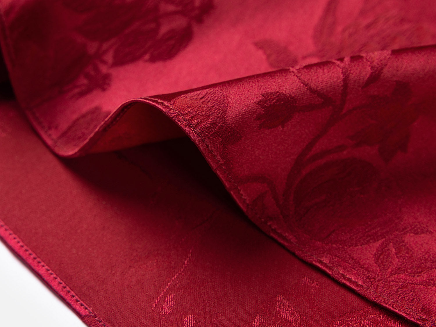 Silk Printed Shirt | Wine Red