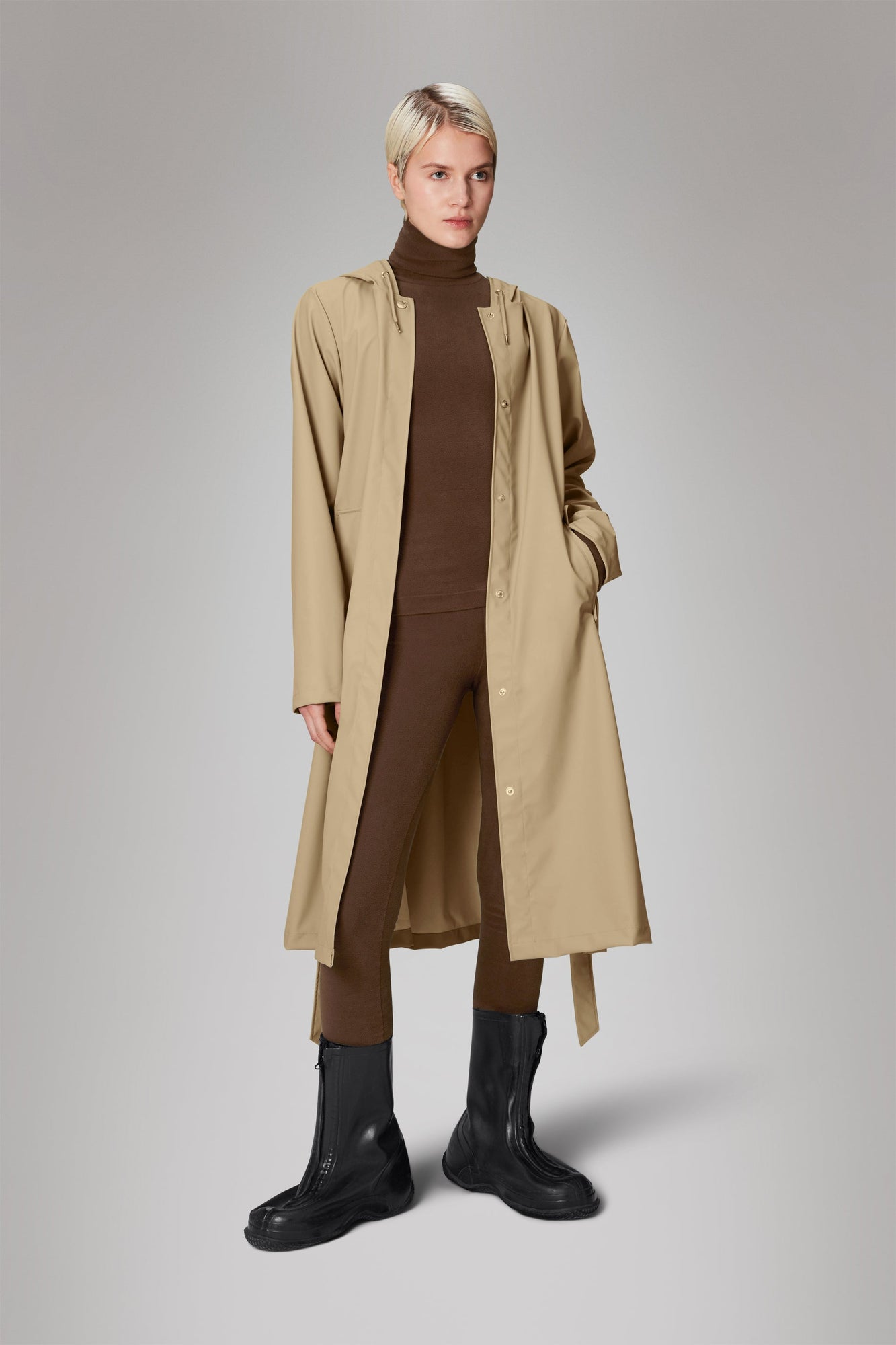 A-Line Longer W Jacket | Sand