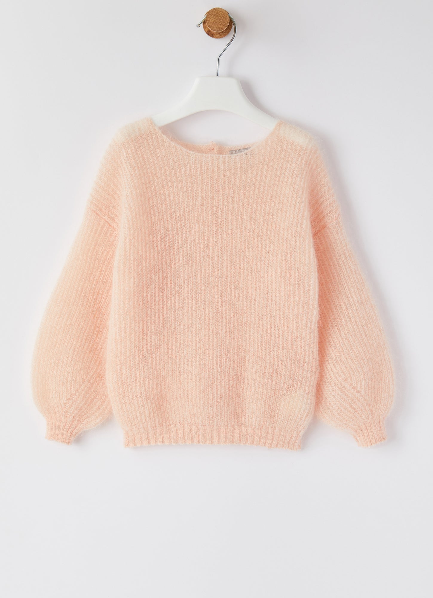 Mohair Wool Sweater | Quartz Pink