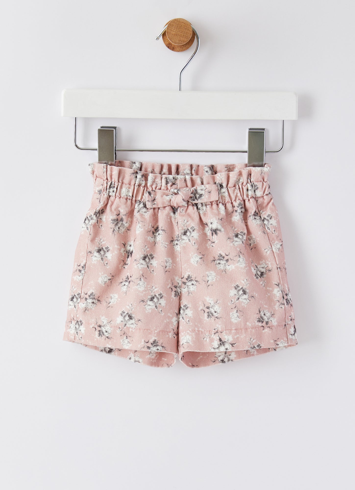 Patterned Velvet Shorts | Quartz Pink