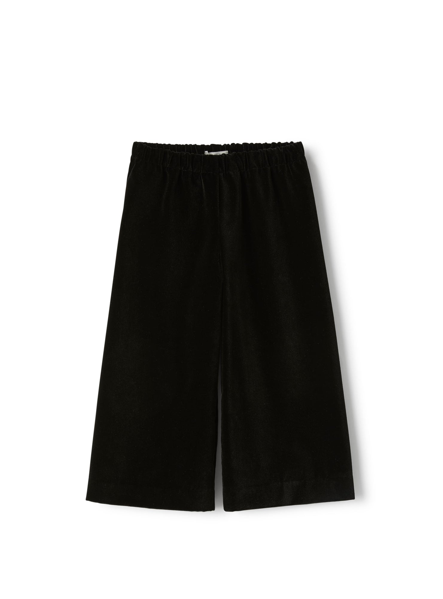 Culotte Trousers in Velvet | Black