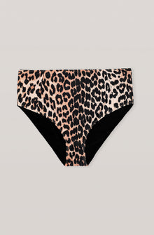 High-Rise Bikini Briefs | Leopard