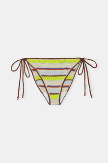 Crochet String Bikini Bottom | Multicolor