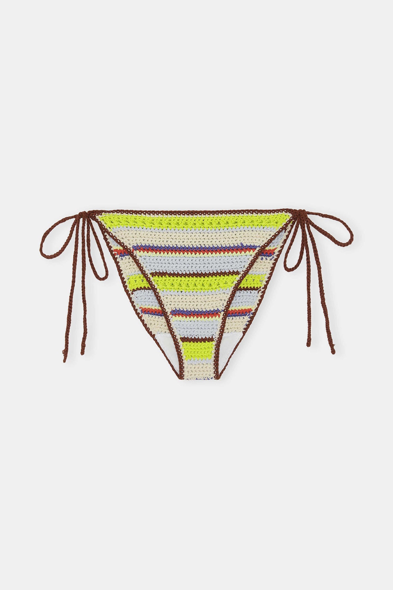 Crochet String Bikini Bottom | Multicolor