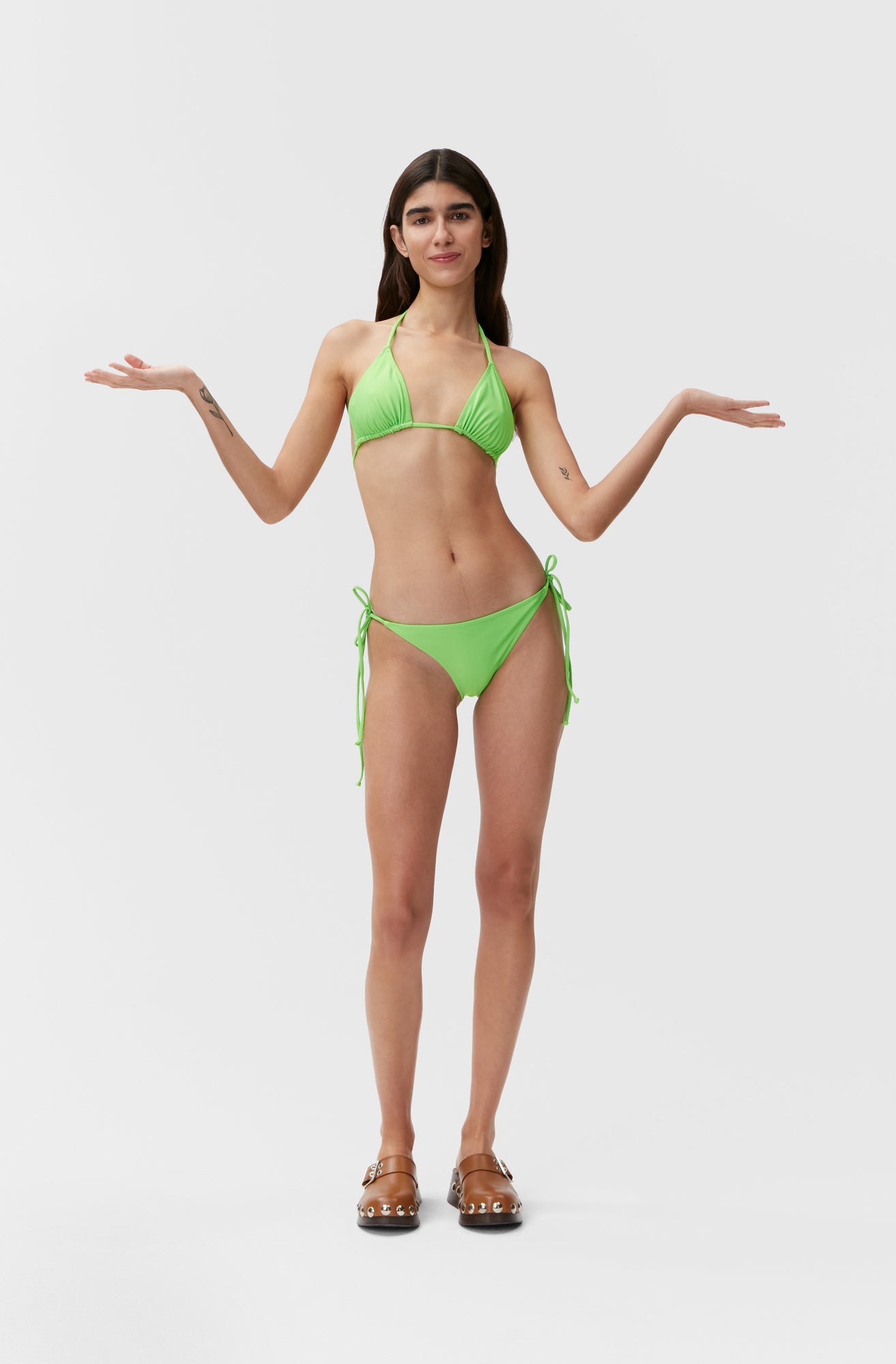 String Bikini Top | Lime Popsicle