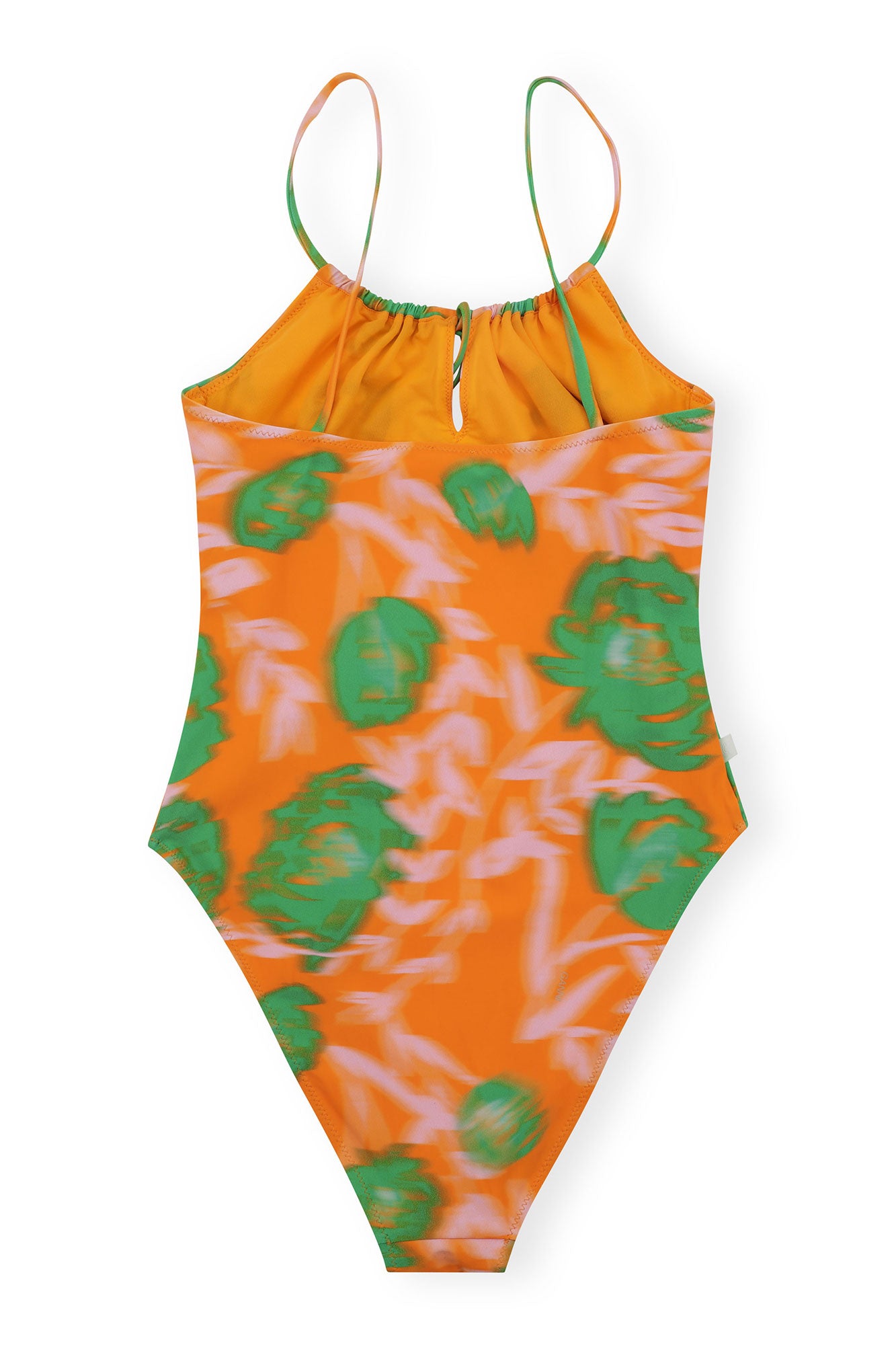 Floral Swimsuit | Vibrant Orange