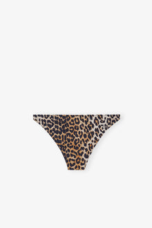 Recycled Leopard Printed Emblem Mini Briefs | Leopard